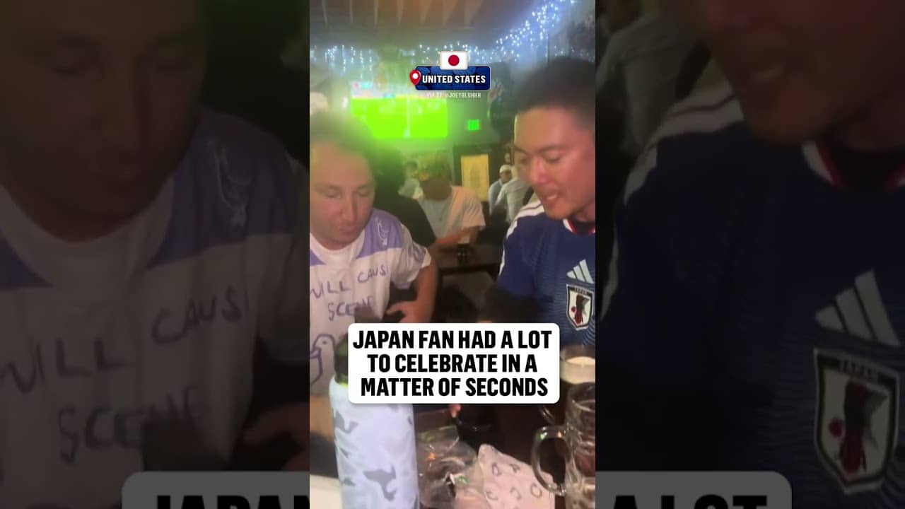 Supporting Japan and keeping up with pub traditions like a pro