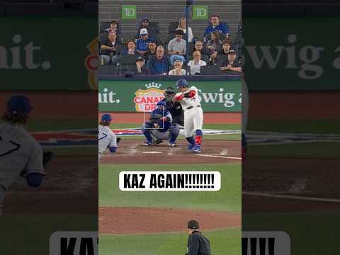 Kazuma Okamoto sends one dead centre and GONE 🔥 #MLB #Toronto #BlueJays