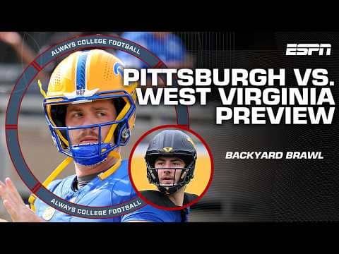A BACKYARD BRAWL 😤 Pittsburgh vs. West Virginia PREVIEW | Always College Football