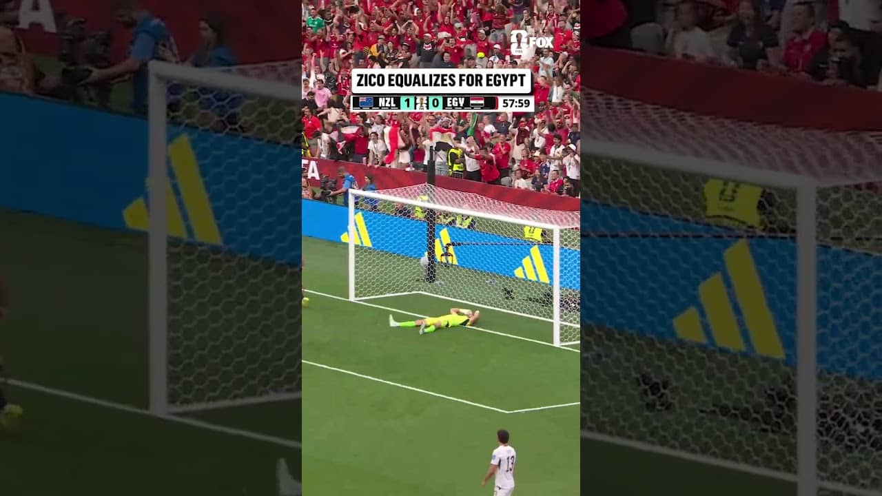 That's just beautiful from Egypt! Mostafa Ziko with the free header to level the score!