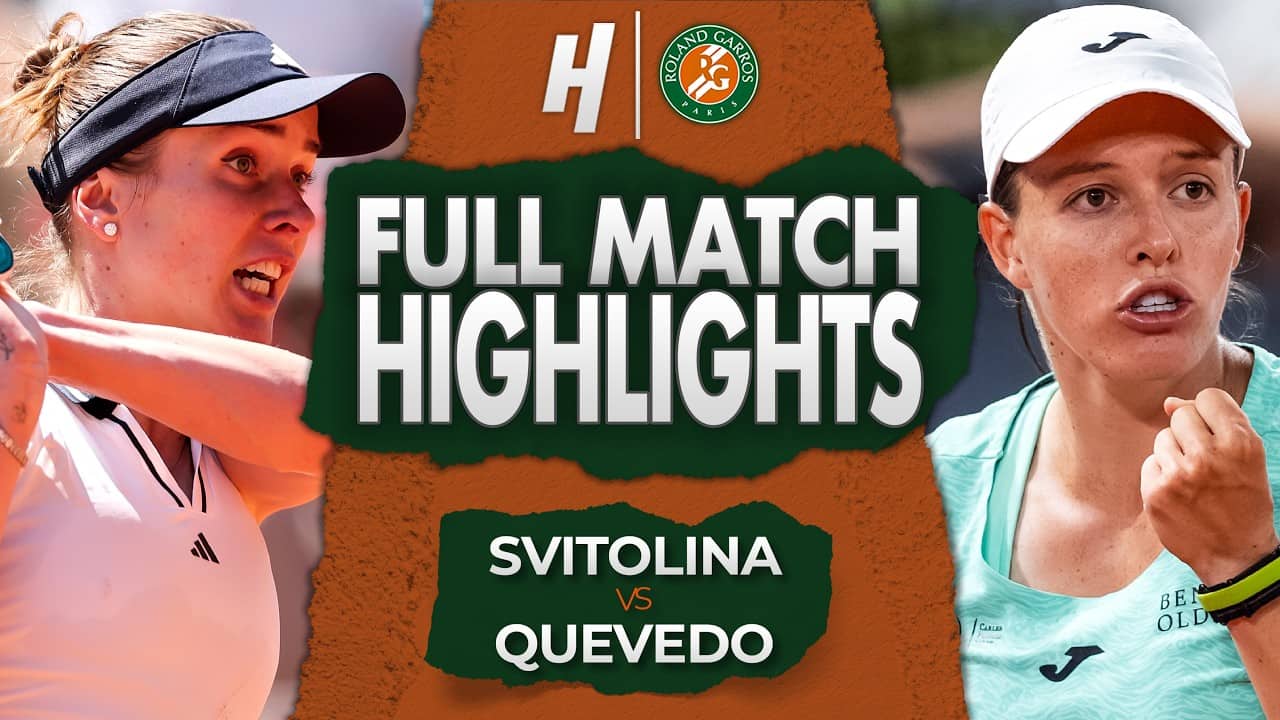 Elina Svitolina vs Kaitlin Quevedo - FULL Match Highlights | Roland Garros 2026
