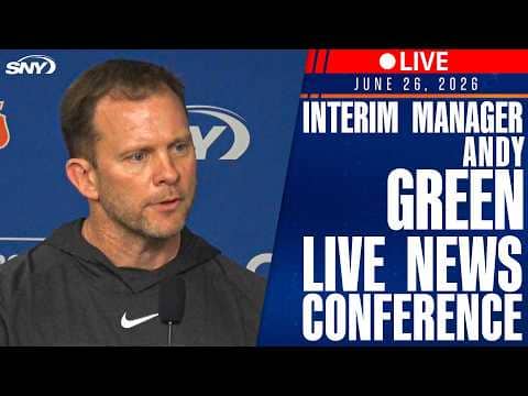 LIVE: Andy Green first news conference as Interim Manager of Mets