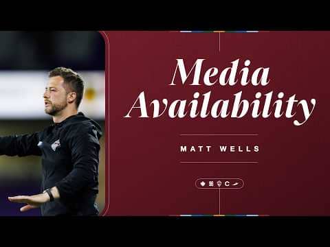 Media Availability | Matt Wells on improvement in training ahead of the first home match
