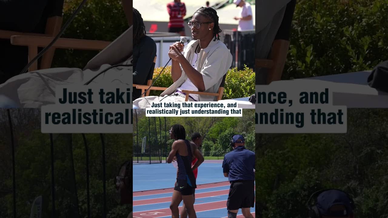 If Tate Taylor can have fun racing Olympians, he can have fun competing at U20s too 👏 #track #usatf