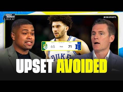 Duke survives scare vs Siena to advance, will play TCU | 2026 March Madness Highlights & Analysis