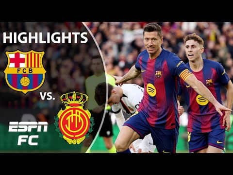 LEWANDOWSKI & YAMAL SCORE 💥 Barcelona vs. Mallorca | LALIGA Highlights | ESPN FC