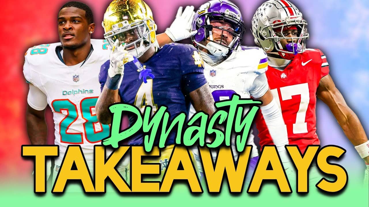 Dynasty Takeaways: End of Marching Orders