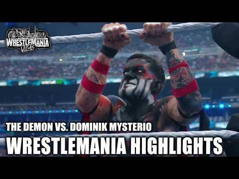 Street Fight: The Demon vs. Dominik Mysterio | WrestleMania 42 Highlights | WWE on ESPN