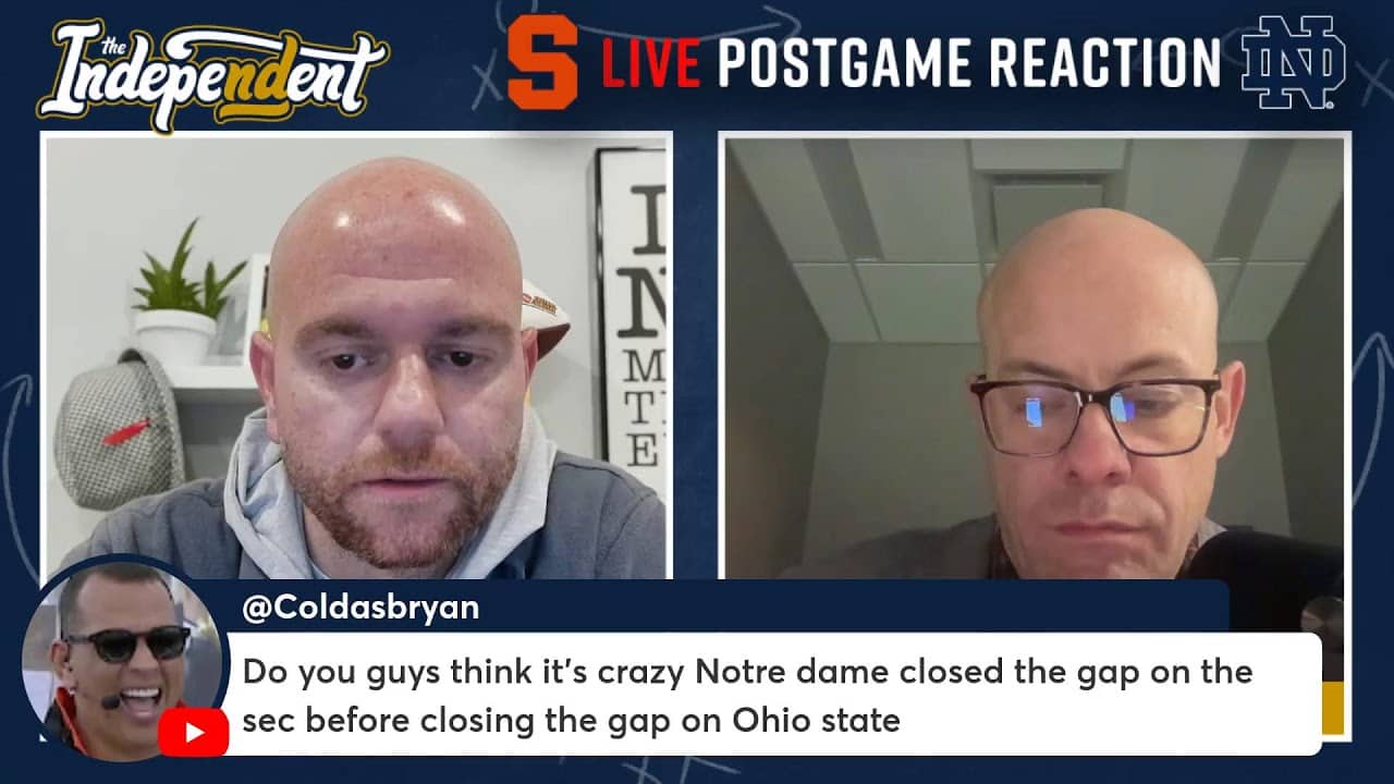 Notre Dame beats Syracuse 70-7 (seriously)