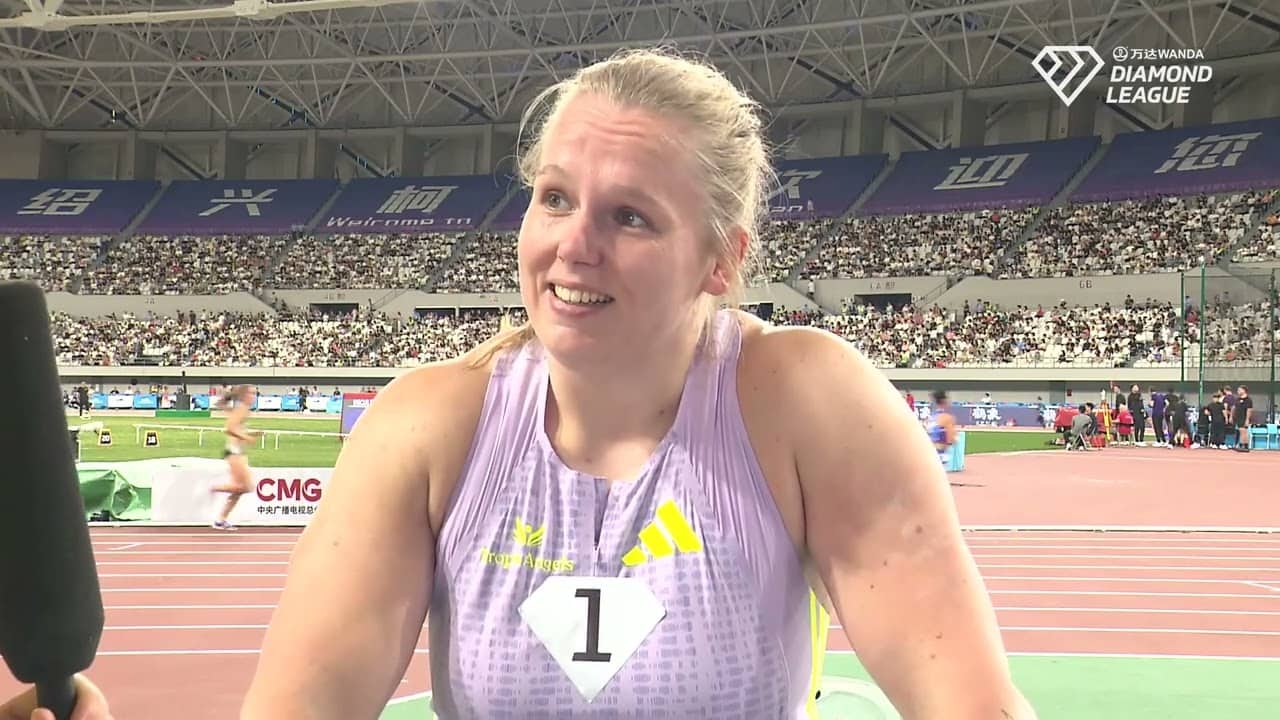 Jessica Schilder Breaks Down First 21m Throw Since 2012, Wins Shanghai DIamond League Shot Put