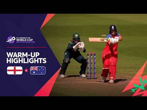 Disciplined Australia outdo England | Match Highlights | Women's T20WC 2026 warm-ups