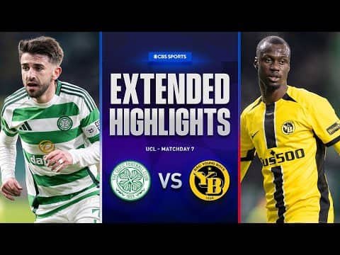 Celtic vs. Young Boys: Extended Highlights | UCL League Phase MD 7 | CBS Sports Golazo