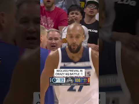 What a FANTASIC FINISH the Timberwolves in Game 2 🤩