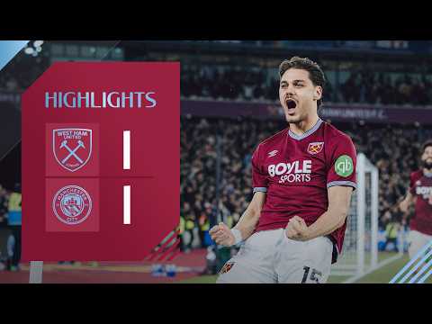 Mavropanos Seals Crucial Draw! | West Ham 1-1 Manchester City | Premier League Highlights