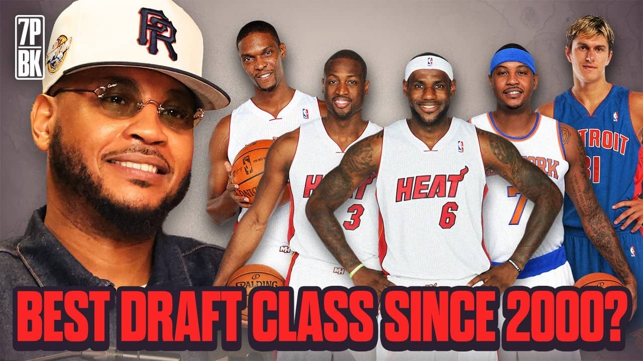 Carmelo Anthony Debates Best NBA Draft Class Since 2000 | "2003 in a Class of Its Own"