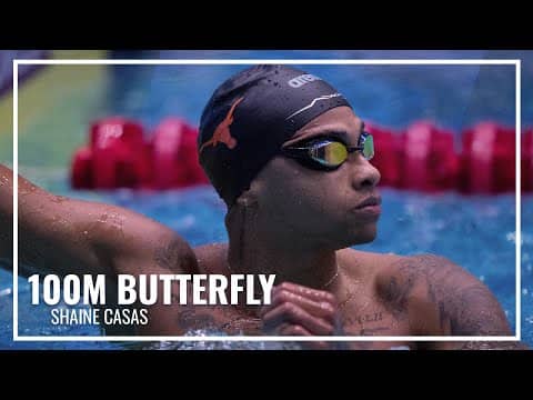Strong Finish from Shaine Casas in 100M Butterfly | 2025 Toyota National Championships