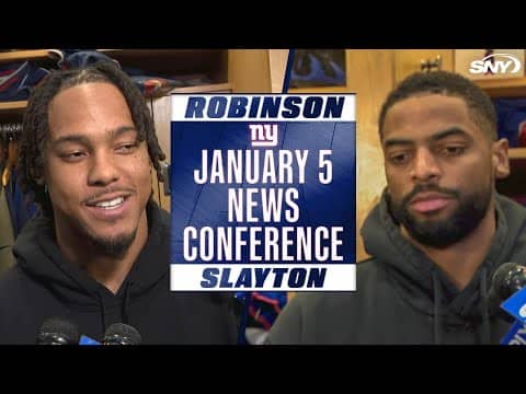 Wan'Dale Robinson says he would 'love to' stay with the Giants after 1,000 yard season