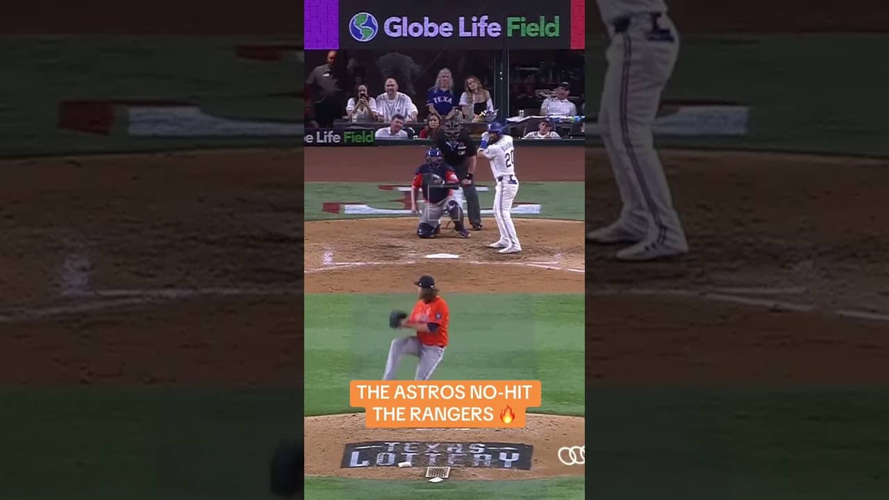 The Astros' fifth combined no-hitter in franchise history 🤯