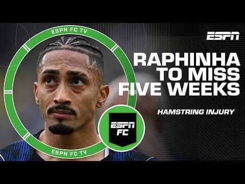 What does Raphinha’s injury mean for Barcelona’s LALIGA title hopes? | ESPN FC