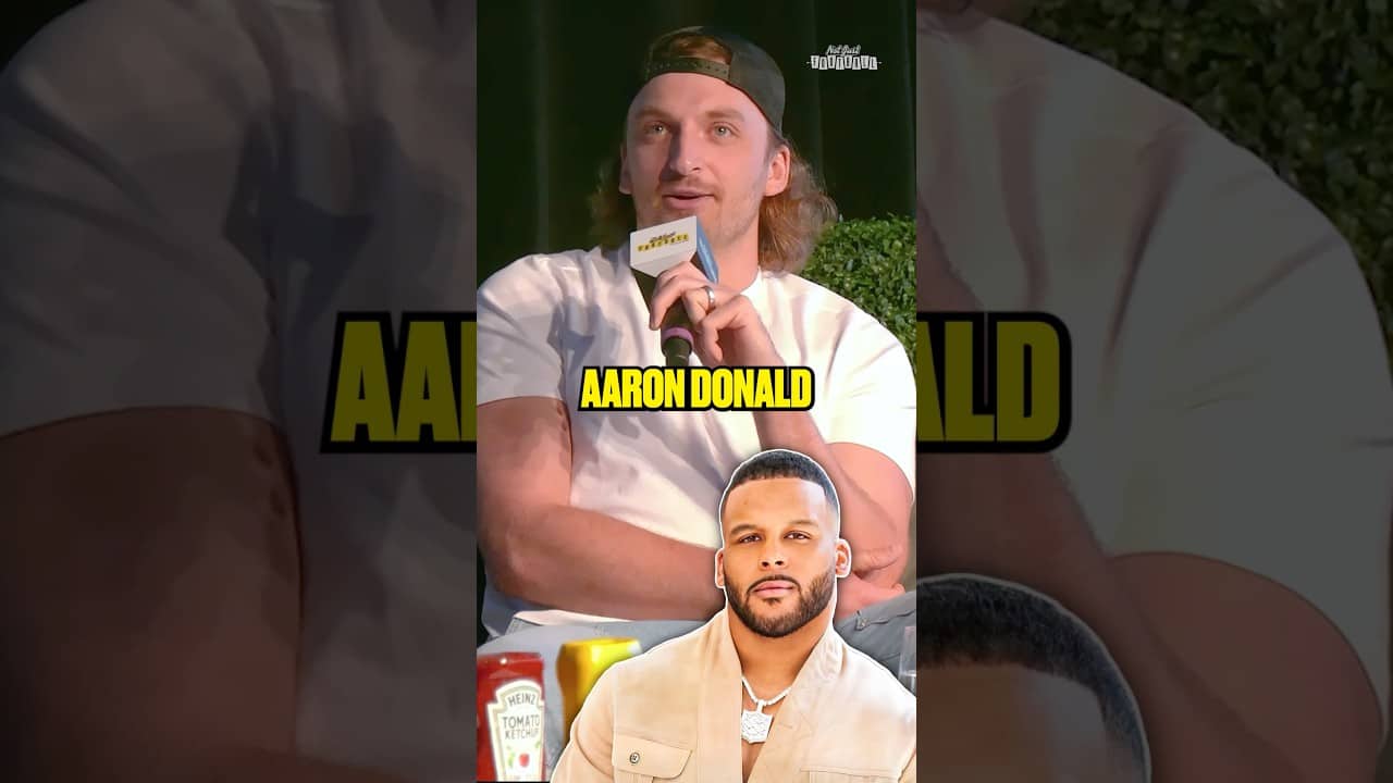 Aaron Donald just existing created Ben Sko’s NFL moment 💀 #nfl #steelers #rams #nfldraft