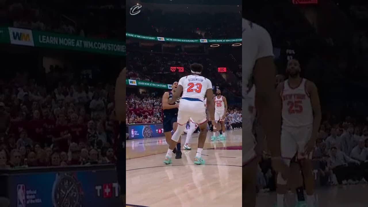🤯 HOW DID THAT GO IN?! #LetEmKnow #Cavs #JaylonTyson #NBA #Shorts