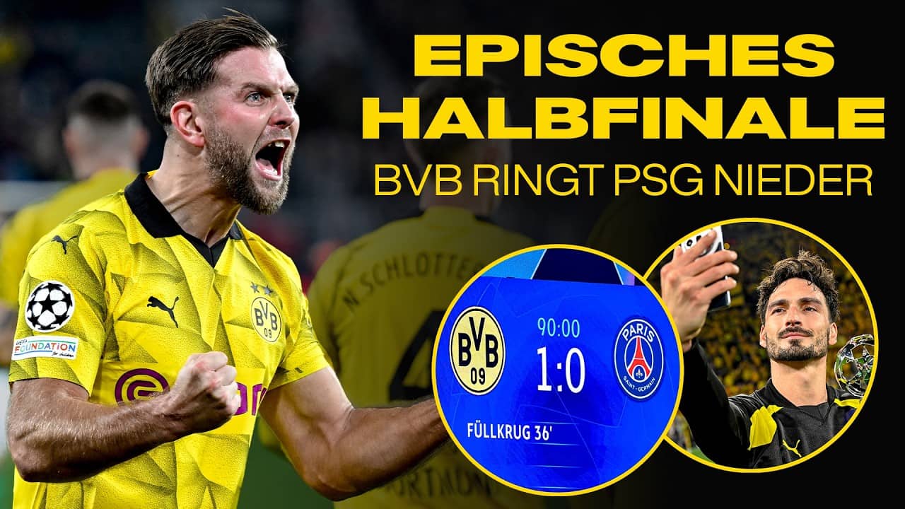 Epic home win against Paris | UCL-Halbfinale | BVB - PSG