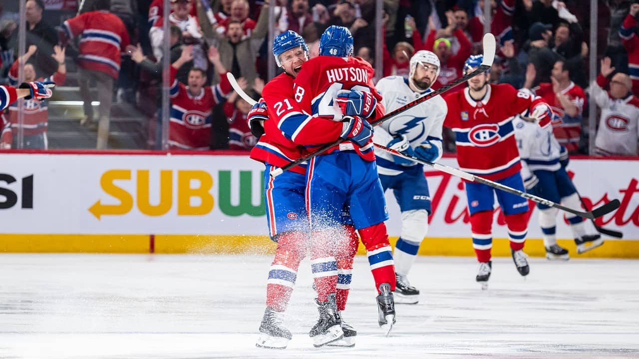 HUTSON wins GAME 3 in OVERTIME for Montreal | Full Overtime
