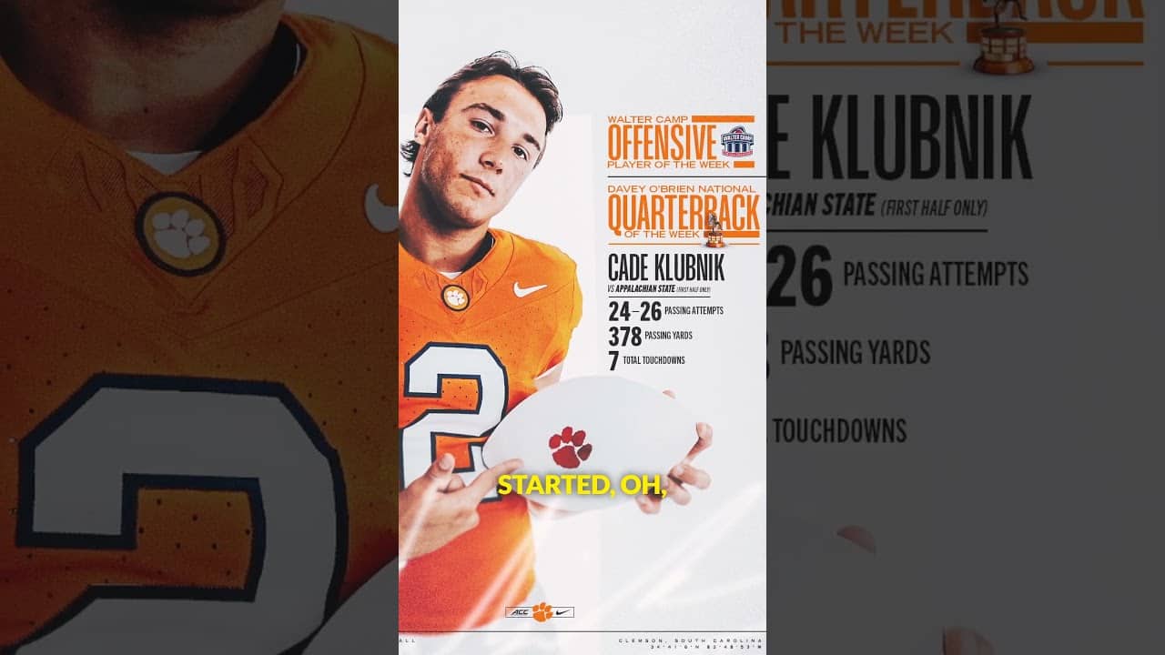 Can Cade Klubnik Lead Clemson to a National Title?