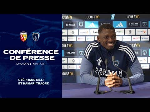 La conférence de presse avant le RC Lens