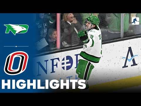 North Dakota vs Omaha | NCAA College Hockey | Highlights - March 07, 2026