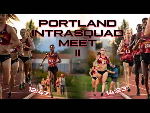Moh Ahmed and Shelby Houlihan set North American 5k Records! || Portland Intrasquad Meet II
