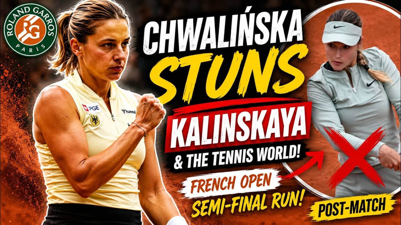 Chwalinska stuns Kalinskaya and the tennis world with semi-final run at the French Open: Post-match
