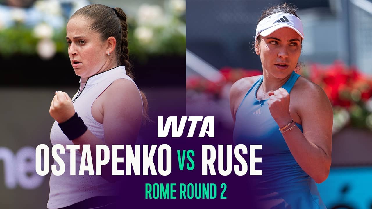 Jelena Ostapenko vs. Elena-Gabriela Ruse | 2026 Rome Round 2 | WTA Match Highlights