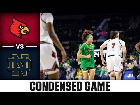 Louisville vs. Notre Dame Condensed Game | 2025-26 ACC Women's Basketball