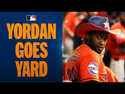 Yordan Alvarez ties for Major League LEAD with his 8th home run of the season! 😤 | MLB Highlights
