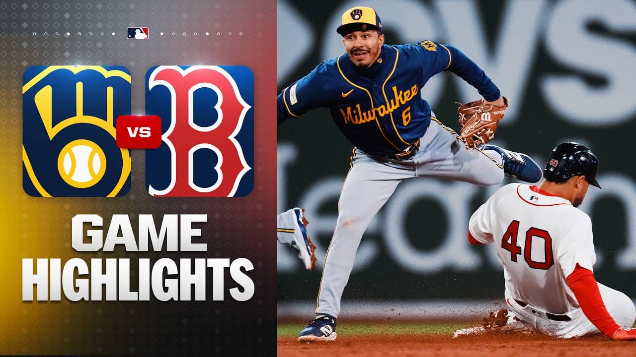 Brewers vs. Red Sox Game Highlights (4/6/26) | MLB Highlights