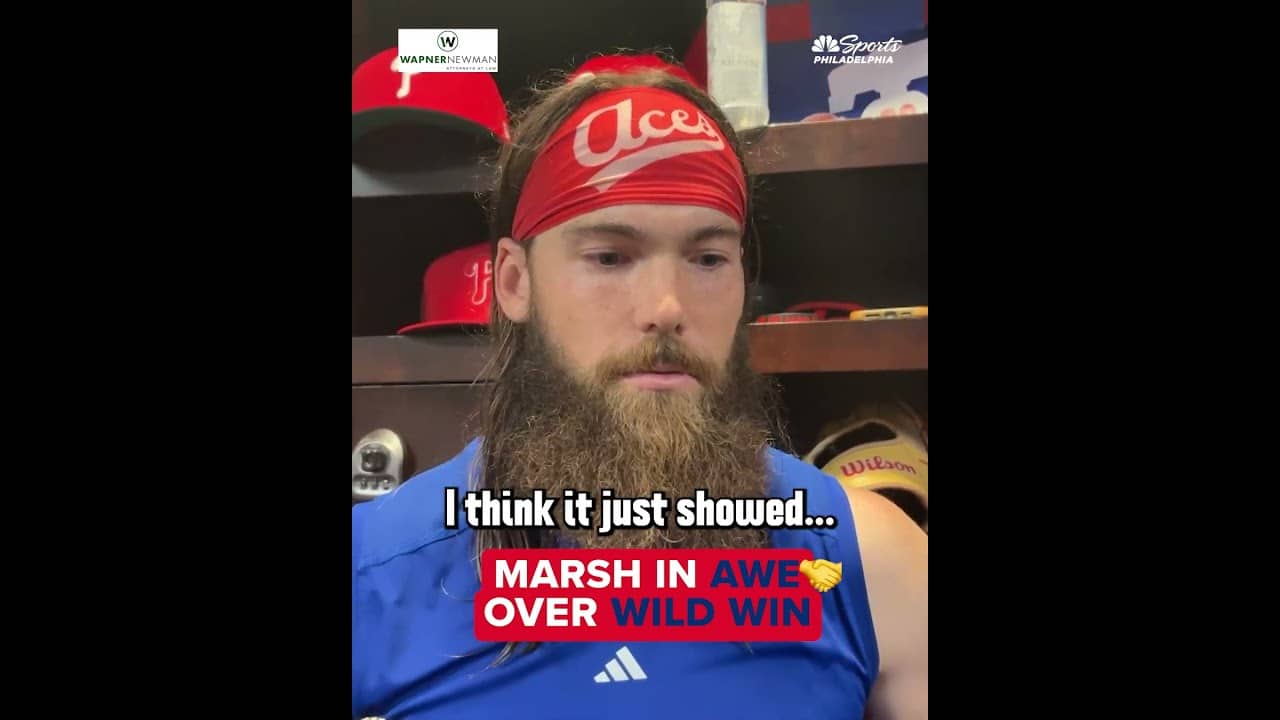Brandon Marsh still in awe over the wild win over the Nats 🤝