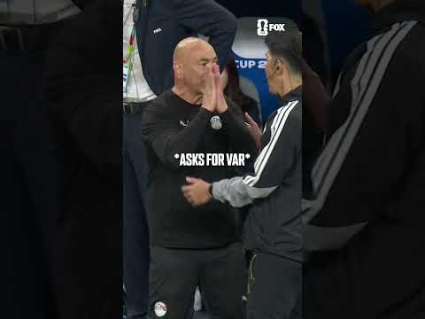 Iran thought they had the winning goal, however, Hossam Hassan knew after checking the replay