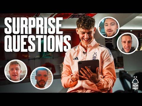Ryan Yates Answers SURPRISE Questions From Former Nottingham Forest Teammates! 😅