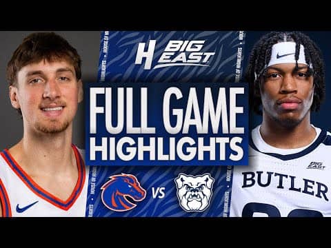 Boise State vs Butler - FULL GAME HIGHLIGHTS | December 6, 2025 | BIG EAST Basketball
