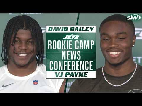 David Bailey and VJ Payne talk first day of Jets Rookie Camp