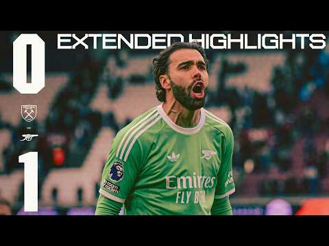 EXTENDED HIGHLIGHTS | West Ham United v Arsenal (0-1) | Trossard | Premier League