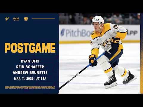 Ufko, Schaefer & Brunette - Postgame: March 10, 2026