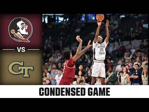 Florida State vs. Georgia Tech Condensed Game | 2025-26 ACC Men's Basketball