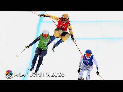 POV: Sandra Naslund's bronze medal women's ski cross final run | Winter Olympics 2026 | NBC Sports