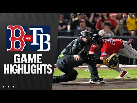 Red Sox vs. Rays Game Highlights (9/19/25) | MLB Highlights
