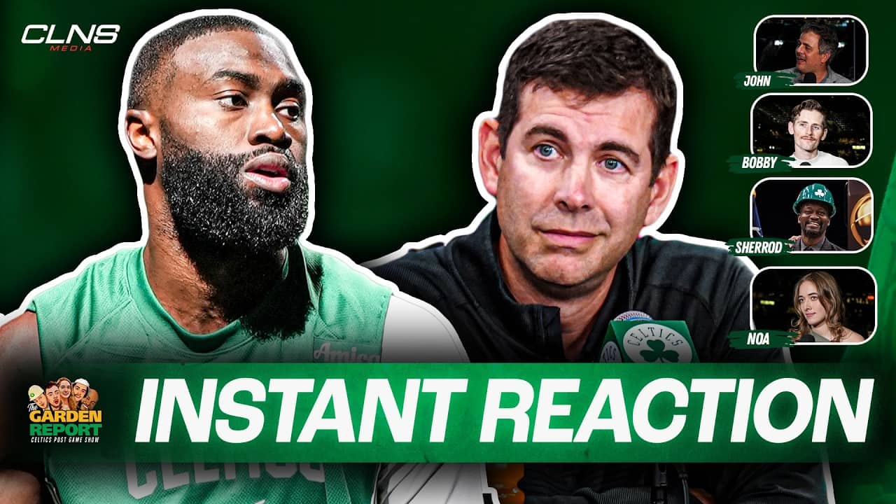 Reaction to Brad Stevens and Bill Chisholm Press Conference on Jaylen Brown Trade | Garden Report