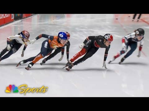 Courtney Sarault, Corinne Stoddard go 1-2 in women's 500m in Dordrecht | NBC Sports