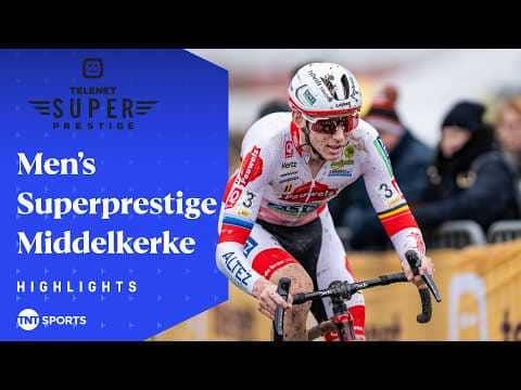 ICE COLD WIN! 🫡 | Men's Elite Superprestige Middelkerke Highlights | TNT Sports Cycling