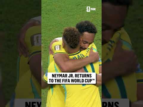Welcome back, Neymar. The Brazilian star subs on for the first time at the 2026 FIFA World Cup 🇧🇷